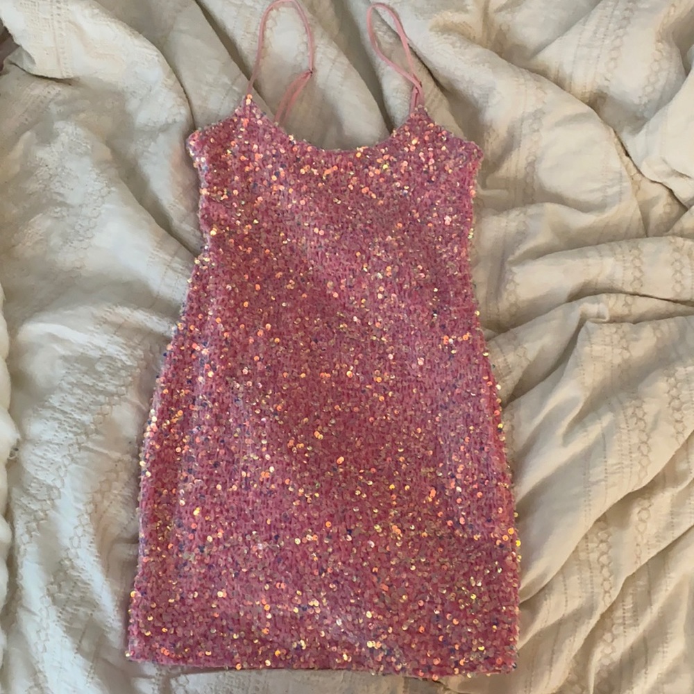 Lucy in the sky pink dress
